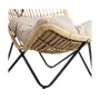 Sillón 76 x 76 x 87 cm Natural Negro Fibra natural de BigBuy Home, Sillas - Ref: S8800190, Precio: 300,98 €, Descuento: %