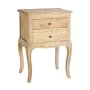 Nightstand 50 x 40 x 70 cm Natural Mindi wood by BigBuy Home, Bedside Tables - Ref: S8800201, Price: 210,73 €, Discount: %