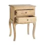 Nightstand 50 x 40 x 70 cm Natural Mindi wood by BigBuy Home, Bedside Tables - Ref: S8800201, Price: 210,73 €, Discount: %