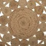 Carpet 120 x 120 x 1 cm Natural Jute by BigBuy Home, Area Rugs - Ref: S8800237, Price: 50,70 €, Discount: %