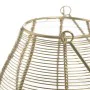 Lanterne Bougeoir Doré Fer Lanterne 18 x 18 x 24 cm de BigBuy Home, Bougeoirs et chandeliers - Réf : S8800271, Prix : 20,12 €...