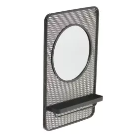 Espejo de pared 53 x 14 x 80 cm Cristal Negro Metal de BigBuy Home, Espejos de pared - Ref: S8800278, Precio: 75,17 €, Descue...