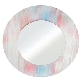 Wall mirror Crystal Red Blue 80 x 80 cm by BigBuy Home, Wall-Mounted Mirrors - Ref: S8800289, Price: 104,05 €, Discount: %