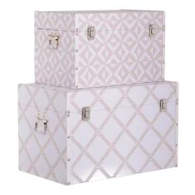 Conjunto de Baús 51 x 31 x 32 cm PVC DMF (2 Peças) de BigBuy Home, Caixas e baús de arrumação - Ref: S8800309, Preço: 64,71 €...