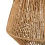 Lanterna 33 x 33 x 27 cm Castiçais Natural Fibra natural de BigBuy Home, Candelabros e suportes para velas - Ref: S8800322, P...