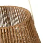 Lanterna 33 x 33 x 27 cm Castiçais Natural Fibra natural de BigBuy Home, Candelabros e suportes para velas - Ref: S8800322, P...