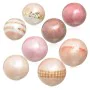 Balles CAPIZ Décoration Rose 10 x 10 x 10 cm (8 Unités) de BigBuy Home, Objets de décoration - Réf : S8800330, Prix : 21,10 €...