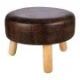 Stool Alexandra House Living Brown Polyurethane MDF Wood 40 x 29 x 40 cm by Alexandra House Living, Sofas and chairs - Ref: D...