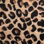 Relógio de Parede 48 x 3,5 x 48 cm Tecido Sintético Metal Leopardo de BigBuy Home, Relógios de parede - Ref: S8800357, Preço:...