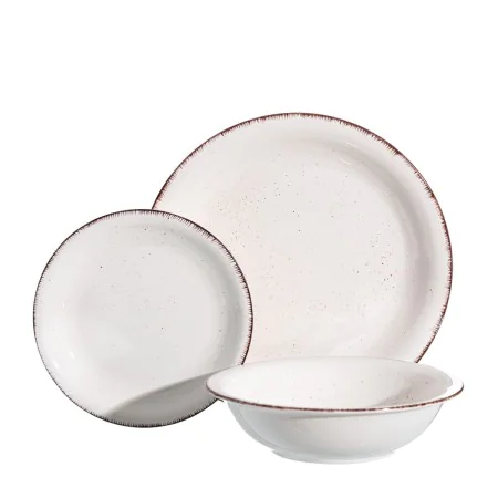 Tableware White Stoneware 18 Pieces by BigBuy Home, Combination Sets - Ref: S8800402, Price: 93,87 €, Discount: %