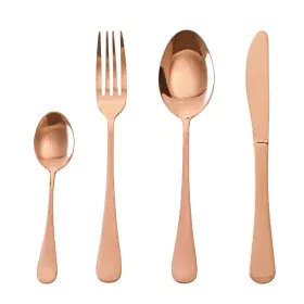 Cutlery Stainless steel Copper 24 Pieces by BigBuy Home, Cutlery sets - Ref: S8800408, Price: 75,12 €, Discount: %