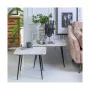 Side table 55 x 55 x 45 cm Black White Marble Iron by BigBuy Home, Tables - Ref: S8800501, Price: 96,93 €, Discount: %