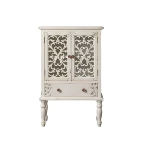 Armoire SHABBY CHIC 71 x 40 x 111 cm Blanc Bois d'épicéa Bois MDF de BigBuy Home, Buffets, crédences et vaisseliers - Réf : S...