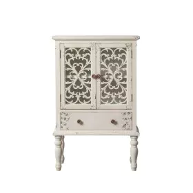 Armoire SHABBY CHIC 71 x 40 x 111 cm Blanc Bois d'épicéa Bois MDF de BigBuy Home, Buffets, crédences et vaisseliers - Réf : S...