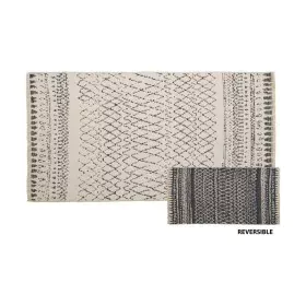 Tappeto 80 x 150 cm Grigio Beige Cotone di BigBuy Home, Tappeti - Rif: S8800514, Prezzo: 41,49 €, Sconto: %