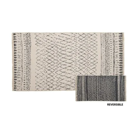 Alfombra 80 x 150 cm Gris Beige Algodón de BigBuy Home, Alfombras - Ref: S8800514, Precio: 41,49 €, Descuento: %