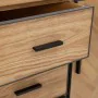 Hall Table with Drawers SPIKE 91 x 40 x 84,5 cm Natural Metal Wood by BigBuy Home, Hallway Furniture Sets - Ref: S8800589, Pr...