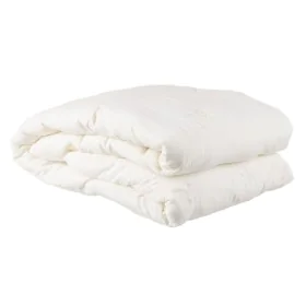 Manta 135 x 185 cm Crema de BigBuy Home, Mantas y colchas - Ref: S8800614, Precio: 26,37 €, Descuento: %