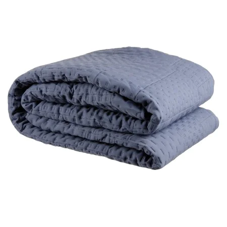 Colcha 270 x 280 cm Azul de BigBuy Home, Mantas y colchas - Ref: S8800634, Precio: 42,68 €, Descuento: %