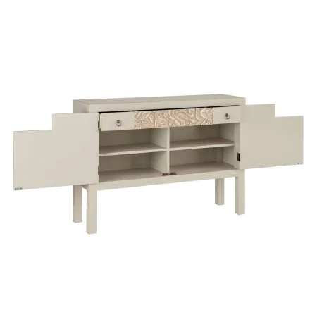 Hall Table with Drawers ORIENTAL CHIC 100 x 28,5 x 75 cm Taupe DMF by BigBuy Home, Hallway Furniture Sets - Ref: S8800662, Pr...