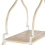 Étagère 49 x 13,5 x 64 cm Naturel Métal Blanc de BigBuy Home, Étagères verticales - Réf : S8800706, Prix : 39,08 €, Remise : %