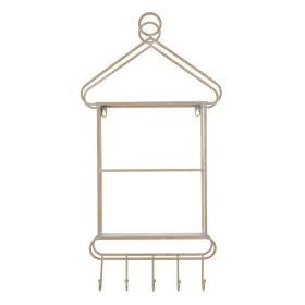 Estantería 43 x 13 x 84 cm Natural Metal Blanco de BigBuy Home, Unidades de estanterías - Ref: S8800707, Precio: 47,32 €, Des...