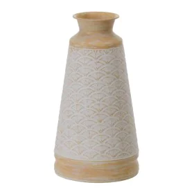 Vase 22 x 22 x 41,5 cm Natural Metal White by BigBuy Home, Vases - Ref: S8800727, Price: 29,02 €, Discount: %