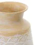 Vase 22 x 22 x 41,5 cm Naturel Métal Blanc de BigBuy Home, Vases - Réf : S8800727, Prix : 30,23 €, Remise : %