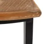 Mesa auxiliar Marrón Negro Metal Hierro Madera MDF 62,5 x 62,5 x 73 cm 62,5 x 31 x 73 cm (2 Unidades) de BigBuy Home, Mesas -...