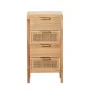 Table de Nuit HONEY Naturel Bois de paulownia Bois MDF 40 x 30 x 77,5 cm de BigBuy Home, Tables de chevet - Réf : S8800774, P...