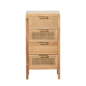 Comodino HONEY Naturale Legno di paulownia Legno MDF 40 x 30 x 77,5 cm di BigBuy Home, Comodini - Rif: S8800774, Prezzo: 149,...