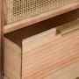 Hall Table with Drawers HONEY 80 x 40 x 82 cm Natural Wood Rattan by BigBuy Home, Hallway Furniture Sets - Ref: S8800776, Pri...