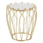 Mesa de apoio 50 x 50 x 54,6 cm Dourado Metal Branco Mármore de BigBuy Home, Jogos de móveis - Ref: S8800790, Preço: 116,05 €...