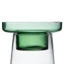 Candleholder 16,5 x 16,5 x 35 cm Green Glass by BigBuy Home, Candelabras and candle holders - Ref: S8800833, Price: 25,79 €, ...