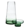 Bougeoir 16,5 x 16,5 x 35 cm Vert verre de BigBuy Home, Bougeoirs et chandeliers - Réf : S8800833, Prix : 25,79 €, Remise : %