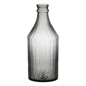 Vase 11,7 x 11,7 x 30 cm Grey Glass by BigBuy Home, Vases - Ref: S8800845, Price: 14,59 €, Discount: %