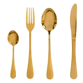 Cutlery Golden Stainless steel 24 Pieces by BigBuy Home, Cutlery sets - Ref: S8800857, Price: 71,61 €, Discount: %