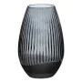 Vase 17,5 x 17,5 x 27 cm Gris verre de BigBuy Home, Vases - Réf : S8800859, Prix : 19,24 €, Remise : %