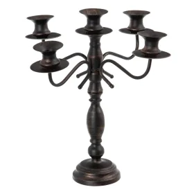 Candelabro Preto Metal 42 x 42 x 42 cm de BigBuy Home, Candelabros e suportes para velas - Ref: S8800868, Preço: 43,77 €, Des...