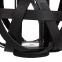 Farol Portavelas Negro Bambú 30 x 30 x 26 cm de BigBuy Home, Candelabros y portavelas - Ref: S8800871, Precio: 33,63 €, Descu...