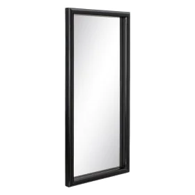 Miroir mural 36 x 4 x 80 cm Noir Bois de manguier de BigBuy Home, Miroirs muraux - Réf : S8800873, Prix : 83,11 €, Remise : %