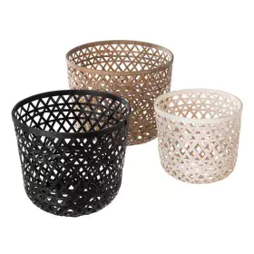 Planter 45 x 45 x 37 cm Bamboo (3 Units) by BigBuy Garden, Cachepots - Ref: S8800884, Price: 66,15 €, Discount: %