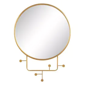 Miroir mural 76 x 6 x 104 cm Doré Métal de BigBuy Home, Miroirs muraux - Réf : S8800889, Prix : 94,28 €, Remise : %