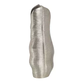 Vase Metal Silver 17 x 9 x 44 cm by BigBuy Home, Vases - Ref: S8800893, Price: 35,22 €, Discount: %