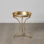 Mesa de apoio 51 x 51 x 63 cm Cristal Dourado Metal de BigBuy Home, Jogos de móveis - Ref: S8800895, Preço: 110,52 €, Descont...