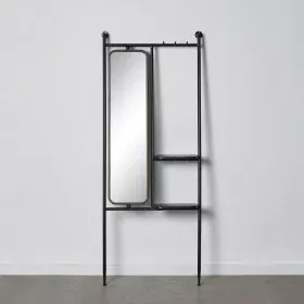 Coat rack 67 x 19 x 166,5 cm Crystal Black Golden Metal by BigBuy Home, Coat Racks - Ref: S8800902, Price: 207,68 €, Discount: %