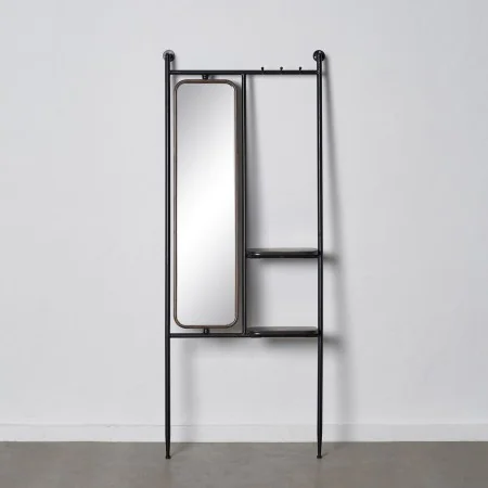 Coat rack 67 x 19 x 166,5 cm Crystal Black Golden Metal by BigBuy Home, Coat Racks - Ref: S8800902, Price: 207,68 €, Discount: %