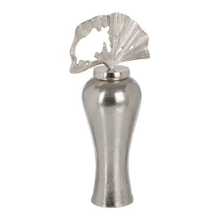 Vase 14 x 14 x 43 cm Metal Silver by BigBuy Home, Vases - Ref: S8800905, Price: 37,63 €, Discount: %