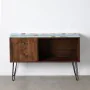 Sideboard Blue Metal Wood Brown 120 x 40 x 80 cm by BigBuy Home, Sideboards - Ref: S8800918, Price: 351,12 €, Discount: %