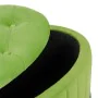 Pouf 80 x 80 x 46 cm Tissu Synthétique Métal Vert de BigBuy Home, Poufs - Réf : S8800920, Prix : 224,99 €, Remise : %